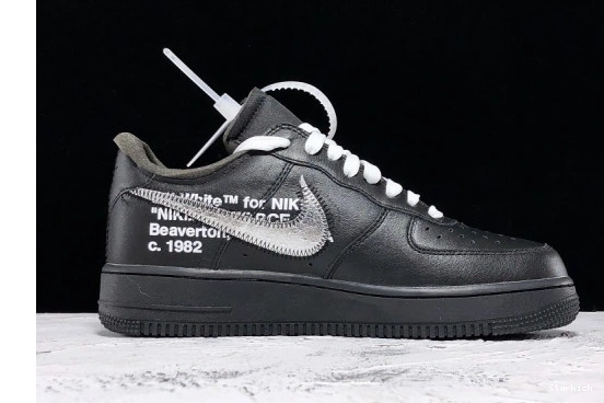 Nike '07 Low Off-White Air   1 MoMA Force  AV5210-001 0708